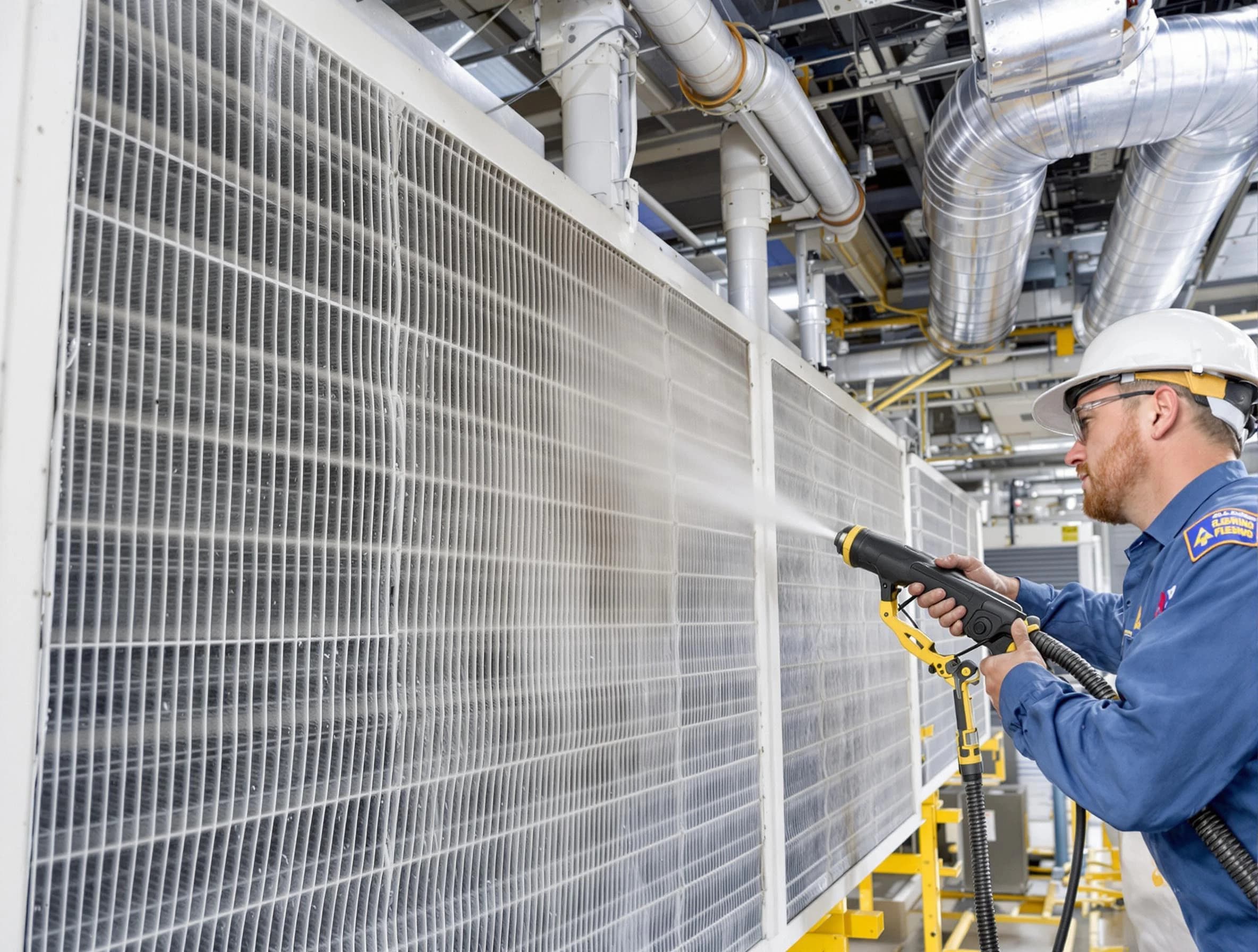 Professional commercial coil cleaning by New Kensington Air Duct Cleaning in New Kensington