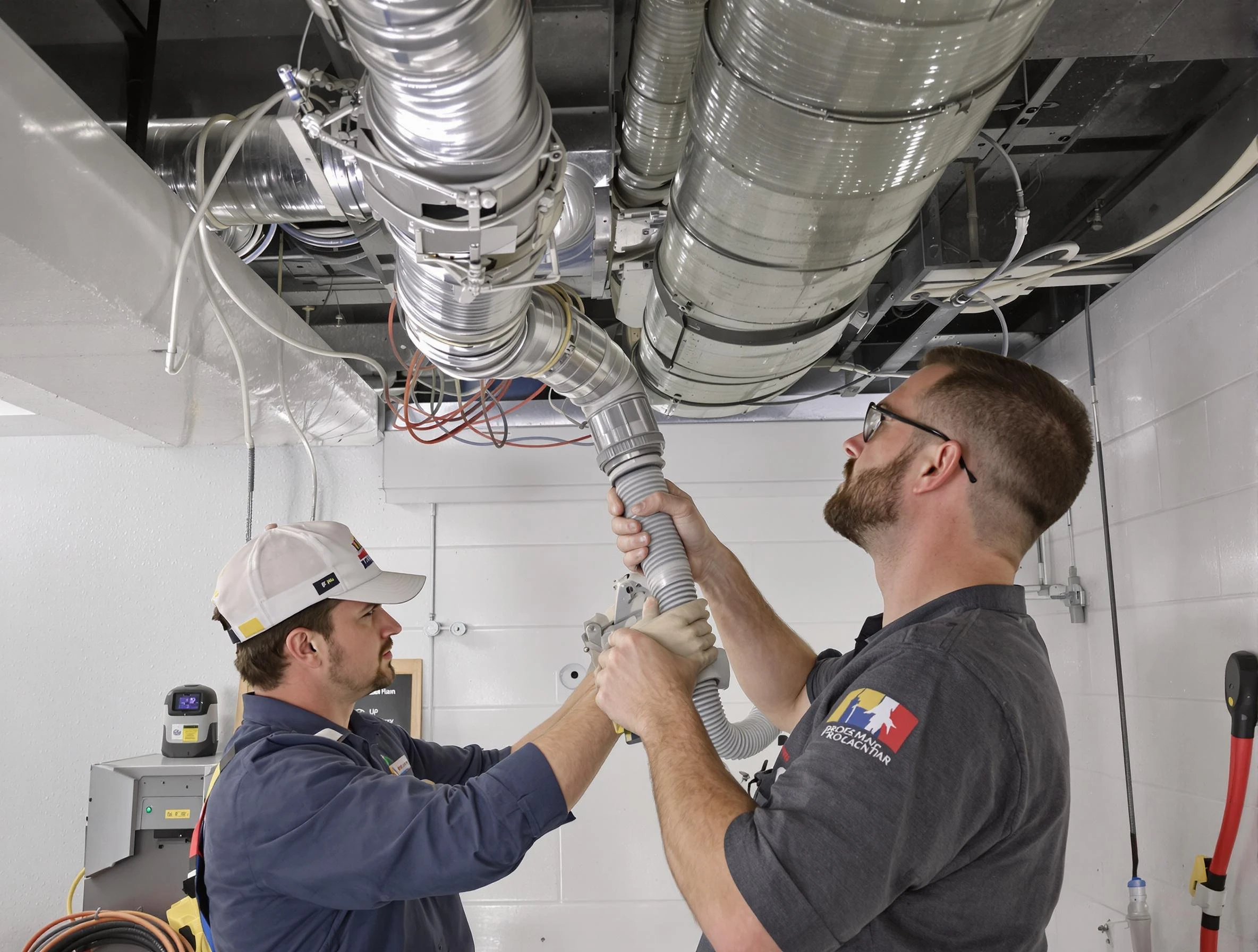 New Kensington Air Duct Cleaning technician performing thorough AC duct cleaning in New Kensington