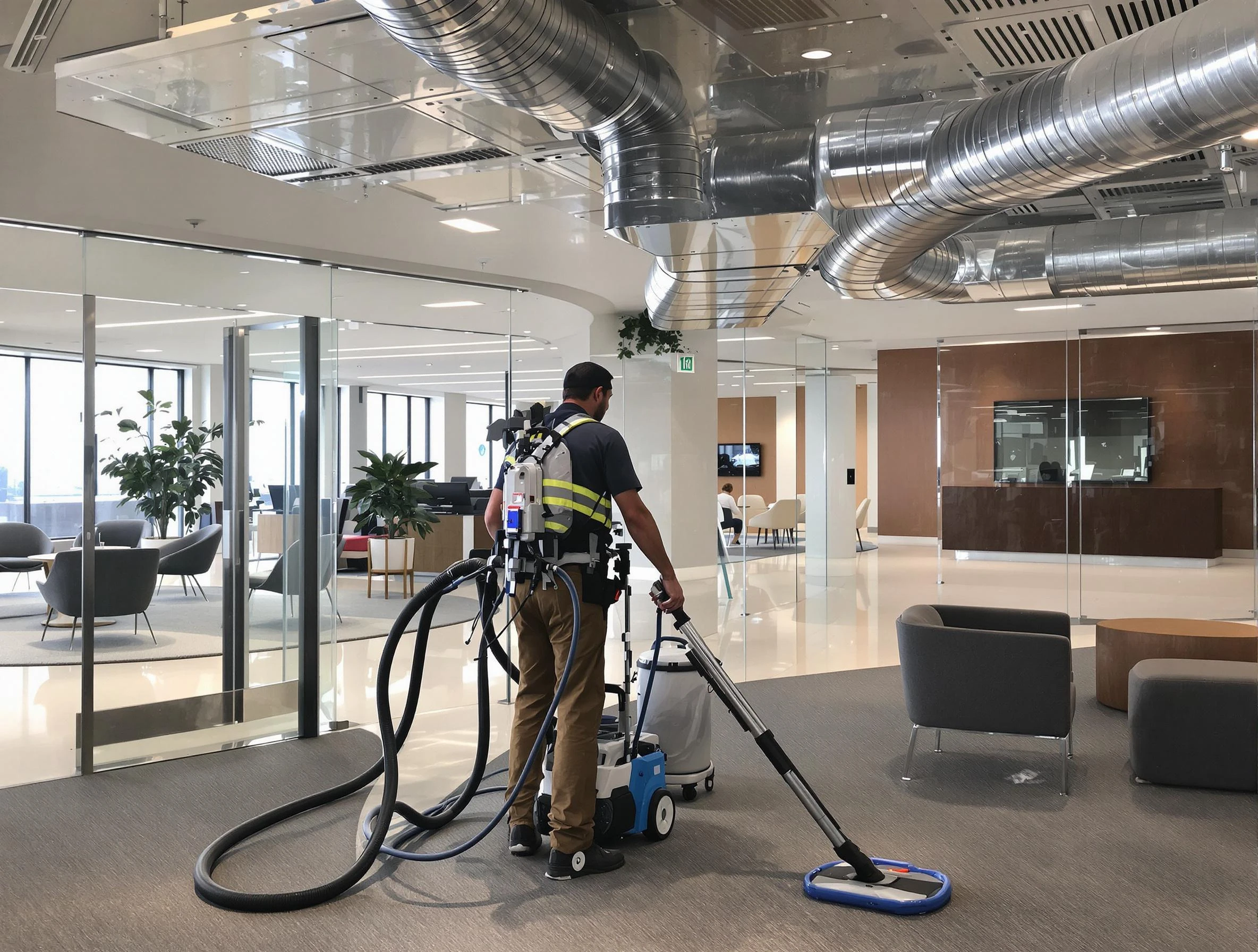 Commercial duct cleaning service by New Kensington Air Duct Cleaning in New Kensington